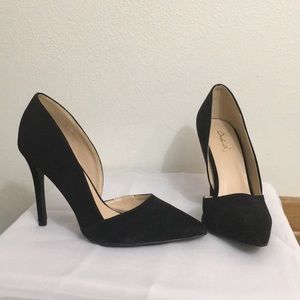 Black Suede Heels